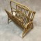 Mid-Century French Rattan Magazine Rack, 1960s 2