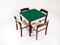 Italian Game Tables & 4 Chairs Set by Gio Ponti for Fratelli Reguitti, 1972, Set of 5 1