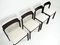 Italian Game Tables & 4 Chairs Set by Gio Ponti for Fratelli Reguitti, 1972, Set of 5 6