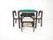 Italian Game Tables & 4 Chairs Set by Gio Ponti for Fratelli Reguitti, 1972, Set of 5 2