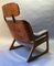 French Sleigh Lounge Chair from Baumann, 1960s 2