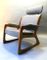French Sleigh Lounge Chair from Baumann, 1960s 1
