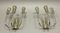 Lámparas de pared italianas de metal cromado, años 70. Juego de 2, Imagen 2