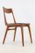Danish Leather and Teak Dining Chair by Christensen, Alfred for Slagelse Møbelværk, 1960s 2