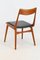 Danish Leather and Teak Dining Chair by Christensen, Alfred for Slagelse Møbelværk, 1960s 3