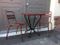 Industrial Iron Garden Table & Chairs Set from Tolix, 1960s, Image 7