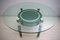 Round Italian Modern Crystal and Mirrored Glass Dining Table by Zelino Poccioni for MP-2, 1980s, Image 3