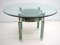 Round Italian Modern Crystal and Mirrored Glass Dining Table by Zelino Poccioni for MP-2, 1980s 1