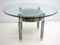 Round Italian Modern Crystal and Mirrored Glass Dining Table by Zelino Poccioni for MP-2, 1980s, Image 1