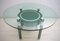Round Italian Modern Crystal and Mirrored Glass Dining Table by Zelino Poccioni for MP-2, 1980s 4