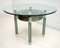 Round Italian Modern Crystal and Mirrored Glass Dining Table by Zelino Poccioni for MP-2, 1980s 2