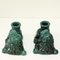 Green Lion Candleholders from Upsala Ekeby, 1940s, Set of 2, Image 4