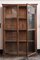 Antique Industrial Glass and Wood Cabinet 2
