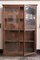 Antique Industrial Glass and Wood Cabinet, Image 3