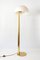 German Brass and Plastic Floor Lamp by Florian Schulz, 1970s, Image 10