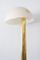 German Brass and Plastic Floor Lamp by Florian Schulz, 1970s 5