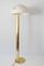 German Brass and Plastic Floor Lamp by Florian Schulz, 1970s, Image 11