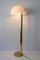 German Brass and Plastic Floor Lamp by Florian Schulz, 1970s, Image 2