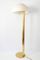 German Brass and Plastic Floor Lamp by Florian Schulz, 1970s 14