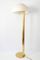German Brass and Plastic Floor Lamp by Florian Schulz, 1970s, Image 14