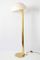 German Brass and Plastic Floor Lamp by Florian Schulz, 1970s, Image 1