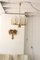 Mid-Century Brass and Glass Chandelier in the Style of Carl Fagerlund for Orrefors, Image 7