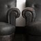 Art Deco Italian Leather Lounge Chairs from Poltrona Gaidano, 1930s, Set of 2, Image 34