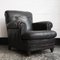 Art Deco Italian Leather Lounge Chairs from Poltrona Gaidano, 1930s, Set of 2 1