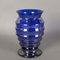 Antique Art Nouveau German Colored Glass Vase by Jean Beck 1