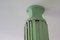Lámpara de araña de gres con engobe verde de Christine Roland, 2019, Imagen 7