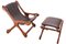 Set of Sling Chair & Ottoman by Don Shoemaker for Señal, S.A., 1960s 1