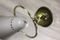 Italienische Mid-Century Deckenlampe aus Messing & Metall, 1950er 15