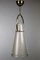 Italienische Mid-Century Deckenlampe aus Messing & Metall, 1950er 1