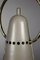 Italienische Mid-Century Deckenlampe aus Messing & Metall, 1950er 7