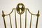 Italian Brass and Velvet Dining Chairs, 1950s, Set of 4 11