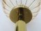 Space Age German Brass and Glass Table Lamps, 1960s, Set of 2 9