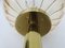 Space Age German Brass and Glass Table Lamps, 1960s, Set of 2, Image 9