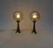 Space Age German Brass and Glass Table Lamps, 1960s, Set of 2, Image 15