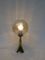 Lámparas de mesa alemanas era espacial de latón y vidrio, años 60. Juego de 2, Imagen 16