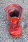 Vintage Red Shoe Planter 3
