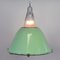 Mid-Century Glass and Iron Pendant Lamp, 1960s, Image 4