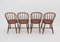 Art Deco Windsor Beech Dining Chairs from Thonet Mundus, 1930s, Set of 4 6