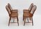 Art Deco Windsor Beech Dining Chairs from Thonet Mundus, 1930s, Set of 4 7