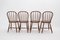 Art Deco Windsor Beech Dining Chairs from Thonet Mundus, 1930s, Set of 4 5