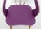 Mid-Century Beech and Skai Armchair, 1950s, Image 7