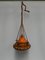 Vintage Orange Ceramic Hanging Lamp 6
