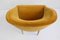 Small Italian Gold Velvet Armchairs by Gio Ponti for I.S.A Bergamo, 1950s, Set of 2, Image 5