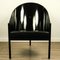 Leather Pratfall Chair by Philippe Starck for Driade, 1980s 1