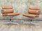 Leather EA 208 Swivel Chairs by Charles & Ray Eames for Herman Miller, 1960s, Set of 2 10