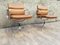 Leather EA 208 Swivel Chairs by Charles & Ray Eames for Herman Miller, 1960s, Set of 2 7